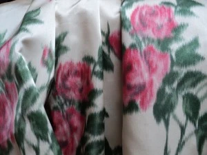 1950ies silk, pattern "imprinà sur chaîne", originally posted in january 2013 