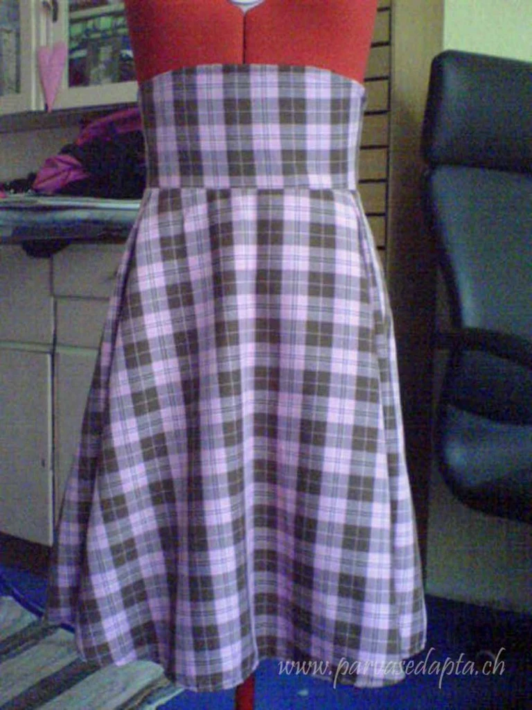 Photo is even worse than the fabric placement...