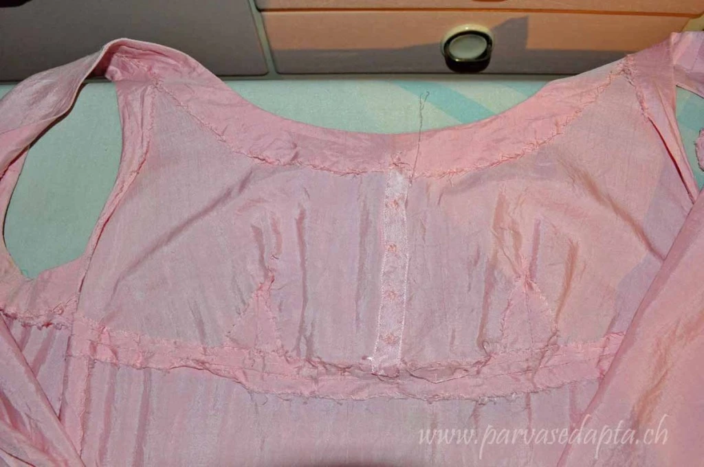 an awful lot of handsewing going on inside