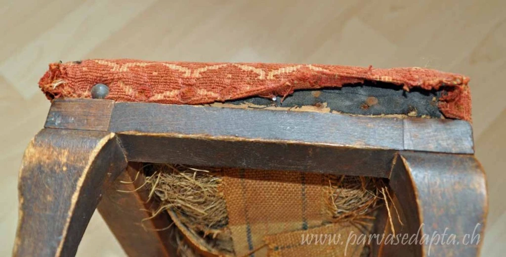 bullen nails partly removed, a glimpse inside